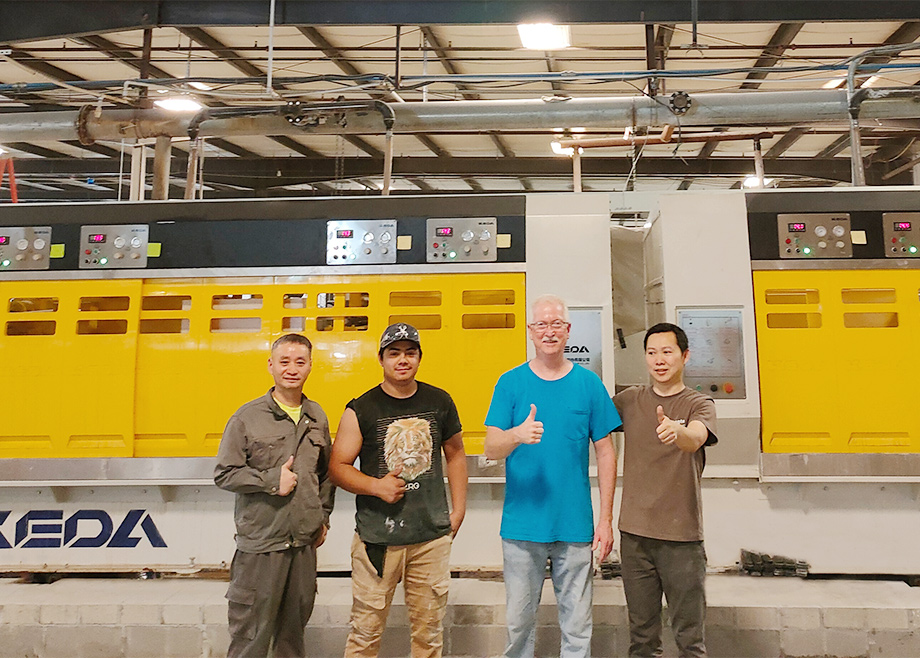 重要市場(chǎng)突破！科達(dá)石材機(jī)械新品在美國(guó)成功投產(chǎn)